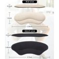 thumbnail image 4 of Plantillas Inserciones en el talón Almohadillas Protectores de talón para rellenar el espacio del talón para adaptarse a los zapatos oso de fresa Electrónica, 4 of 4