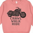 thumbnail image 3 of Inktastic Crawl Walk Ride Motorcycle Toddler Sweatshirt, 3 of 4