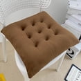 thumbnail image 1 of ORUYROP Chair Cushions for Dining Chairs 2 Pack, Seat Cushions for Kitchen Chairs with Ties, Dining Room Chair Cushions with Ties, Chair Pads for Dining Chairs Non Slip Washable Maroon, 1 of 7
