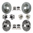 thumbnail image 1 of Transit Auto Front Rear Hub Bearing Assembly Disc Brake Rotor and Ceramic Pad Kit (10Pc) for Car 2014-2015 Chevrolet Cruze GAS engine with 16" Factory Wheels - Left Right (Driver Passenger) KBB-119292, 1 of 11