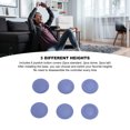 thumbnail image 3 of Joystick Button Cover, 6 in 1 Replacement Thumb Grips 3 Heights Easy Installation  for Controller Blue, 3 of 7