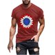 thumbnail image 2 of Tops para hombre, blusas y camisas de manga corta con cuello redondo para hombre, jersey informal de moda con estampado para hombre, camiseta de manga corta con cuello redondo, blusa de poliéster para, 2 of 5