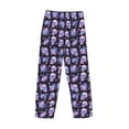 thumbnail image 3 of Lsque flower Skull rose Print Men's Pajama Pants, Lounge Pant - Comfortable Home Wear,Elastic Waistband, Stylish Design-Medium, 3 of 9