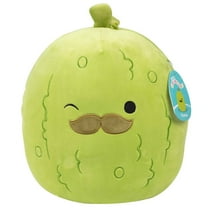 Squishmallows Original 12-Inch Charles Pickle with Mustache - Large Ultrasoft Official 2026 Jazwares Plush- Great Gift for Kids, Girls & Boys