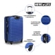 thumbnail image 2 of Maleta De Viaje Hercules Blue Bird Azul Cobalto 23 Pulgadas, 2 of 10