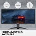 thumbnail image 3 of ViewSonic VX3418-2K 34 Inch 21:9 1440p 1ms 165Hz Gaming Monitor with FreeSync Premium, Eye Care, HDMI, DisplayPort and USB, 3 of 5