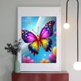 thumbnail image 2 of Diamond Art Kits for Adults - Colorful Butterfly Print No.1023 5D Frameless Dimond Painting Kit for Adults Beginner, Round Diamond Kits for Home Wall Decor, Gift for Women, 2 of 7