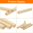 thumbnail image 4 of 8Pcs Bloque de Tilo para Tallar, 0.8"x0.8"x6" Bloques de Madera Cuadrados, 4 of 7