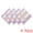 Purple, variant on Unique Bargains 13 x 13 Inches Striped Cotton Showering Bathroom Washcloths Pink 4pk