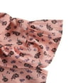 thumbnail image 3 of 2Pcs Girls Clothes Set Kids Ruffle Flower Print Tops High Waist Elastic Shorts, 3 of 7