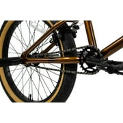 Elite BMX Bicycle 20” Freestyle Bike - Stealth Copper Ideal for Ages 7 to 18 Years