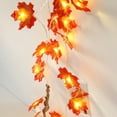 thumbnail image 6 of Cheapark Thanksgiving Maple Leaf Lantern String Led Simulation Light For Harvest Festival Decoration Festive String Lights Indoor Outdoor, 6 of 8