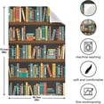 thumbnail image 3 of Coolnut 4 Pack Library Book Shelf Kitchen Towels Highly Absorbent, Super Soft Dishcloths 18 x 28 Inches Reusable Quick Drying Tea Towels Set for Home,Kitchen Decor Wash cloth, 3 of 7