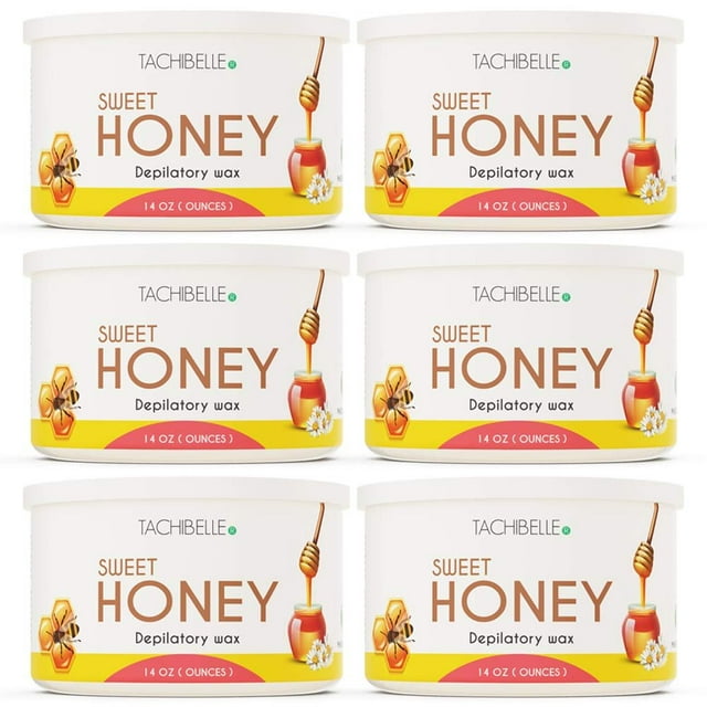 Tachibelle Liposoluble Depilatory Wax Sweet Honey Wax 14 Oz