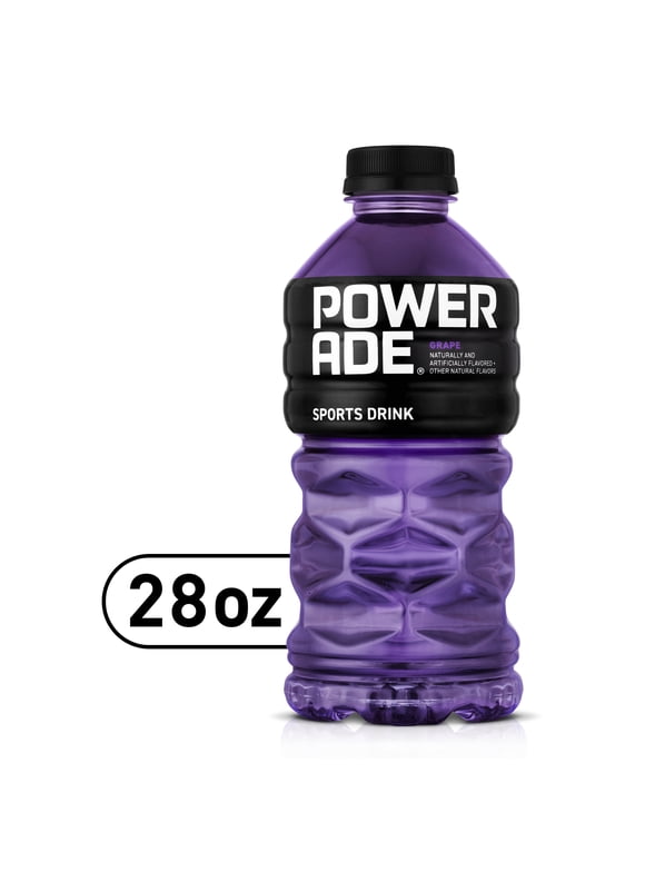 POWERADE Grape, ION4 Electrolyte Enhanced Fruit Flavored Sports Drink , 28 fl oz