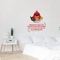 thumbnail image 2 of First Rate Angry Bird Life Quote Cartoon Quotes Decors Wall Sticker Art Design Decal for Girls Boys Kids Room Bedroom Nursery Kindergarten Home Decor Stickers Wall Art Vinyl Decoration (30x30 inch), 2 of 2
