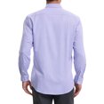 thumbnail image 3 of CAMISAS DE NEGOCIOS DE MANGA LARGA CON BOTONES PARA HOMBRES INSPIRAR CHIC M LILA, 3 of 6