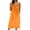 Orange, variant on 2026 Women's Velvet Dresses Spaghetti Straps V Neck Sleeveless Club Party Pleated Swing Skater Dress