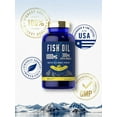 thumbnail image 5 of Fish Oil 1000mg | 300mg Omega 3 | 250 Count | Non-GMO and Gluten Free Supplement, 5 of 7