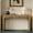 Natural, variant on Harper & Bright Designs Wood Console Table with Storage , Flutde Entryway Table with Curved Corners for Hallway & Living Room , Brown