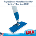 thumbnail image 3 of LOLA Microfiber Spritz N' Mop Pad Refill, 17" Wide, Reusable & Machine Washable - 1 CT, 3 of 4