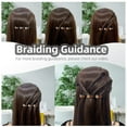 thumbnail image 4 of 4pcs Braided Hair Clips, Large Barrette Layer for Thick Hairs, 3-Mini-Claw-Clip Layer for Thin Braiding Curly Hair, 4 of 5