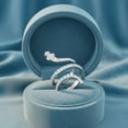 thumbnail image 3 of Mooneye 925 Sterling Silver Snake Women Wrap Amethyst Cobra Snake Valentines Day Gift Rings, 3 of 9
