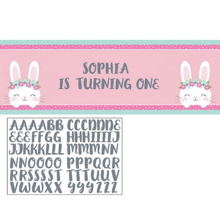 - Birthday Bunny Giant Party Banner (1)