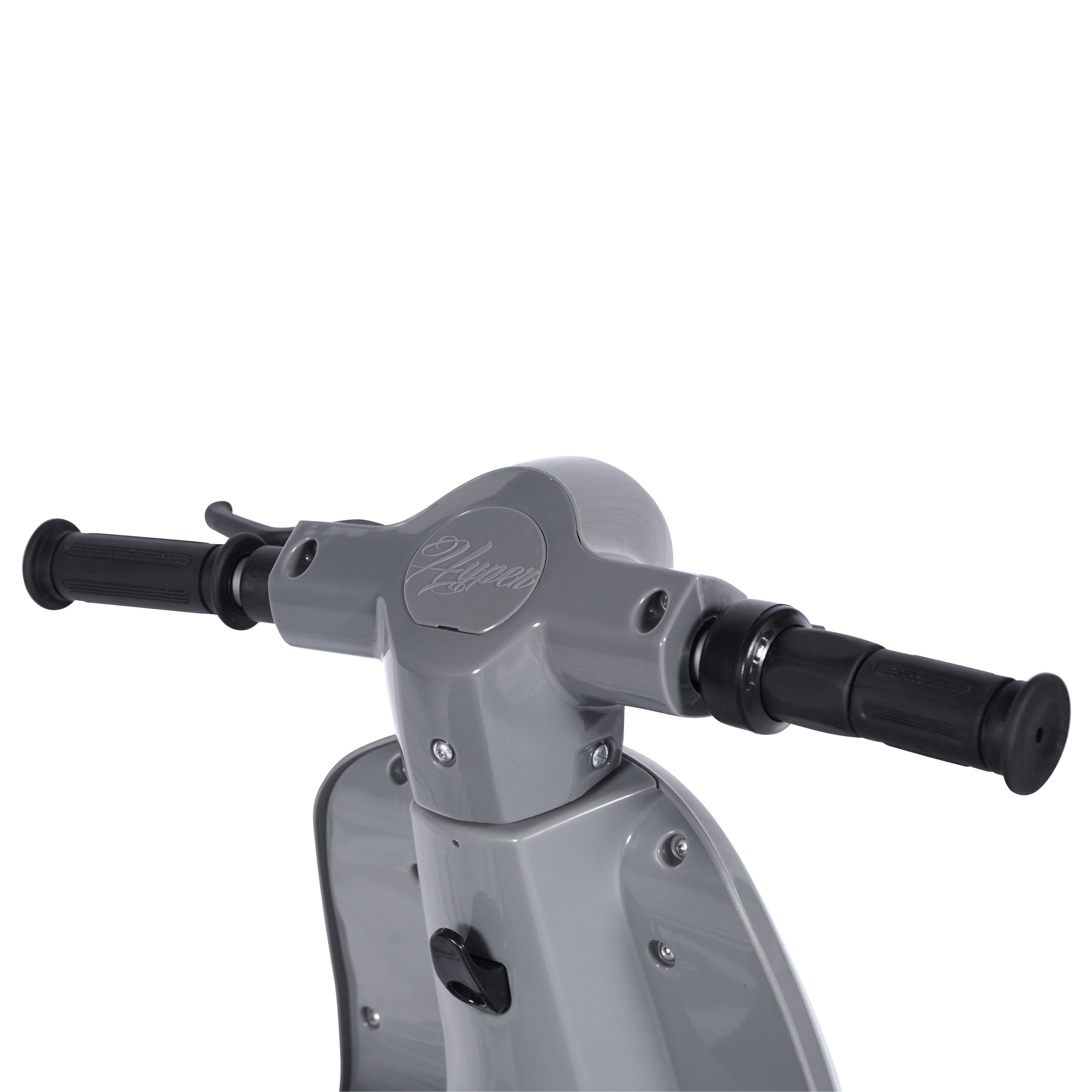 Hyper Toy Company, 24V Retro Electric Scooter, Children Ages 13+, up to 14 MPH, Silver