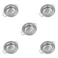 thumbnail image 1 of mmirethe Stainless Steel Sink Dish Drying Rack Organizer Drain Sink Plastic Basket Silver 10.04 Inch 5Set, 1 of 6