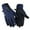 Blue, variant on Reflective Zipper Gloves Thick Warm Windproof Men And Women Cycling Driving Car Skiing Outdoor Gloves Cycling Safety Work Driving Ski Motorcycle Running Gloves