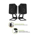thumbnail image 3 of Kanto SE4 Elevated Desktop Speaker Stands for Midsize Speakers | Universal Compatibility | Supports up to 9 lbs | Black, Pair, 3 of 3