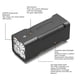 thumbnail image 3 of Soidarity Linterna LED con lámpara P50, linterna de cuentas, faro delantero ligero resistente al desgaste, reflector impermeable para amplio Estufas de camping, 3 of 6