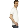 thumbnail image 2 of 2456W American Apparel Unisex Fine Jersey Short-Sleeve V-Neck White XS, 2 of 3