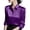 Purple, variant on hotojiny Womens Dress Shirts Long Sleeve Button down Shirt Satin Silk Business Collared Elegant Blouse Office Work Tops