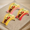 thumbnail image 4 of Homerr Taco Holder Set Stackable Taco Stand Colorful Taco Holder Set - 6/12Pcs, Food-Grade, BPA-Free, Dishwasher Safe, 4 of 9