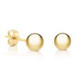 thumbnail image 2 of 14K Yellow Gold Ball Earrings for Women - 3MM, 4MM, 5MM (3 Pack), 2 of 6