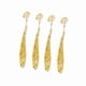 thumbnail image 4 of 50Pcs 5cm Soft Plastic Fishing Lures T-Tail Worm Baits Fishing Accessories Gold, 4 of 4