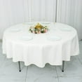thumbnail image 2 of BalsaCircle 90" Premium Round Polyester Tablecloth Wedding Table Linens Ivory, 2 of 8
