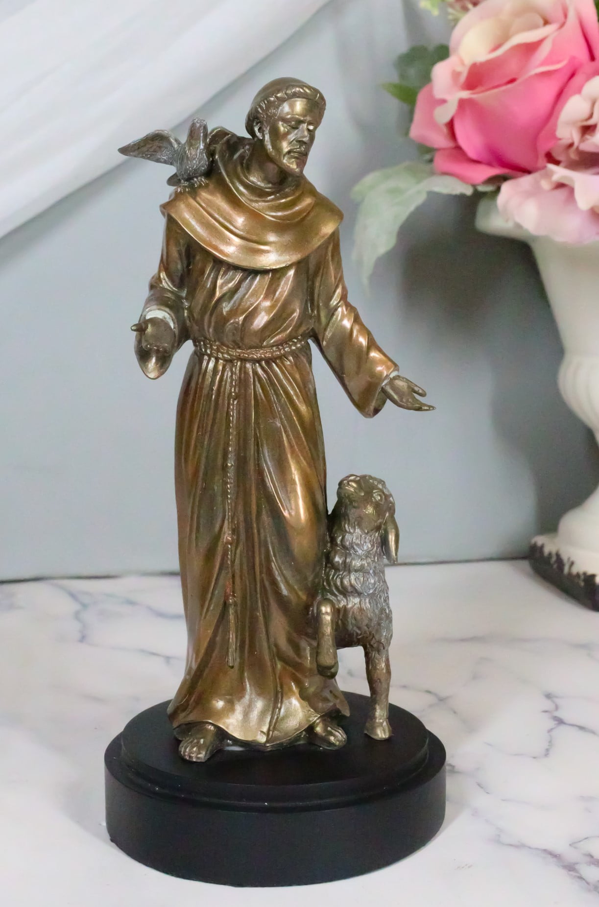 Ebros Saint George The Dragon Slayer Statue 4.75