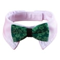 thumbnail image 6 of Pet Collar - Fastener Tape Comfortable Skin-touch - Chinese Style Adjustable Dress Up Cotton Polyester - Pet Cat Dog Bowknot Neckerchief Daily Collocation, 6 of 8