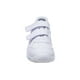 thumbnail image 5 of Tenis Panam Niño Niña Doble Ajuste Cómodo Suave Tipo Piel Blanco Escolar Casual 126A6R blanco 21 Panam 126A6R, 5 of 6