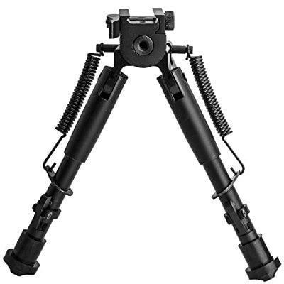 lion gears scout-pod tactical bipod with quick release pivoting and swivel mounting deck