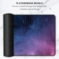 thumbnail image 5 of Desk Pad, XL Extended Large Gaming Mouse Pad 31.5 x 11.8 Inch, Waterproof Mousepad with Stitched Edges, Non-Slip Computer Keyboard Laptop Mat for Women Men Office Work, Colorful Smoke Design, 5 of 6