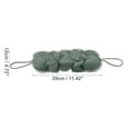thumbnail image 4 of Unique Bargains 1 Pc Bath Shower Loofah Sponge Body Puffs for Bathroom Shower 11.42"x4.72"x2.36" Green, 4 of 6