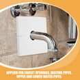 thumbnail image 4 of OUNONA Shower Cover Plate PVC Pipe Decorative Cover White Minimalist Design 1Set, 4 of 7