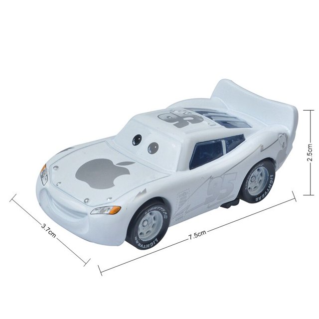 Disney Pixar Cars 2 3 Pisten Cup Lightning McQueen Sheriff Doc Hudson Mater 1:55, coche en miniatura fundido a presión, juguetes para regalo de cumpleaños de niño Gao Jinjia LED