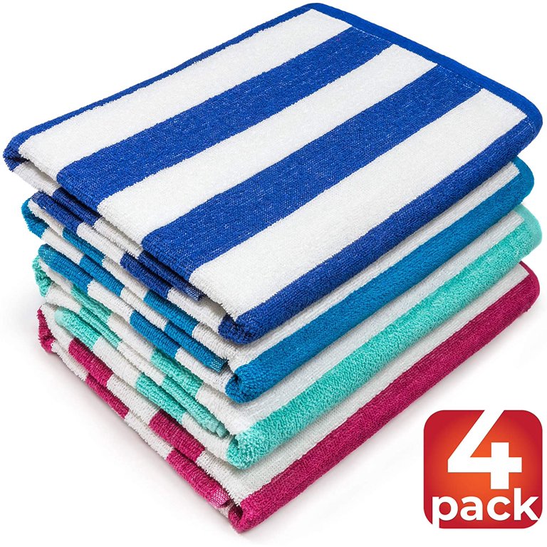 30x60 - Color Beach Towels Full Terry 100% Cotton Royal Blue