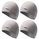 thumbnail image 1 of Tapa Baño Natación Silicona 4 Piezas Impermeable para Corto/largo (gris), 1 of 9