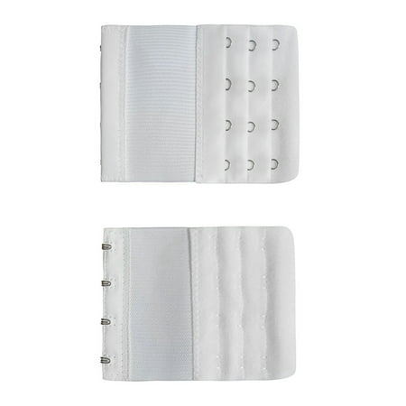 Women 5PCS Bra Extension Buckle 4 Hook 3 Rows Adjustable Intimates Lengthened Bra Extenders